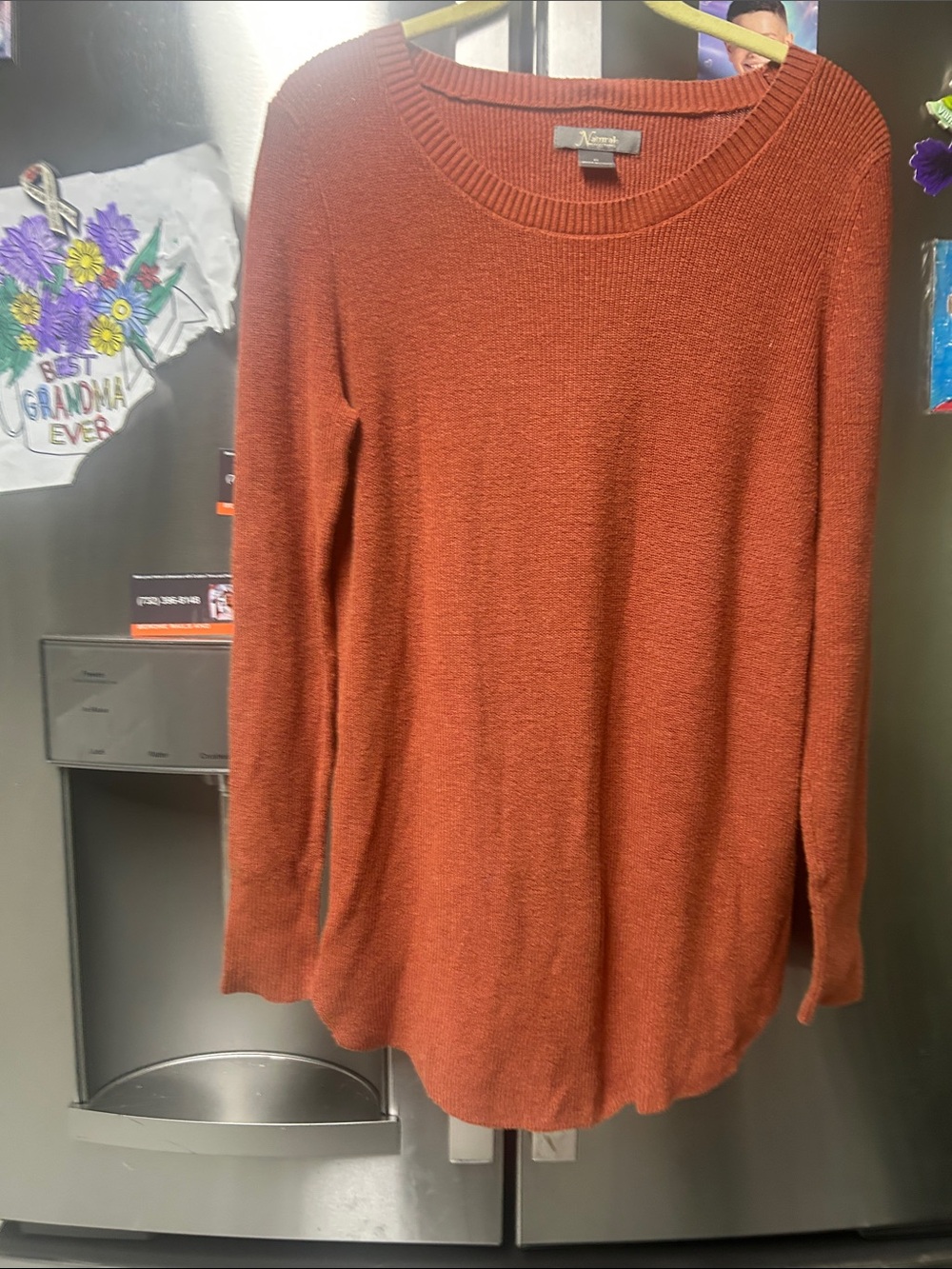 Rust Orange women Sweater -